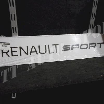 Cache plaque d'immatriculation Renault Sport