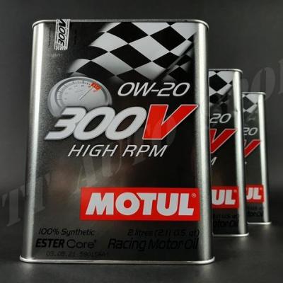 Huile moteur Motul 300V 0W20 High RPM (pack 6litres)