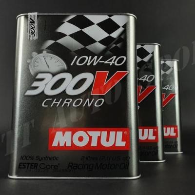 Huile moteur Motul 300V Chrono 10W40 (pack 6litres)