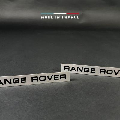 Plaquettes Range Rover Classic Aluminium Brossé Suffix 73-79 (la paire)