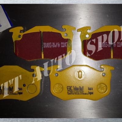 Plaquettes arrières EBC YellowStuff Gtt / R11T / Clio 16 / CRS II