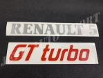 Sticker renault 5 gt turbo 3