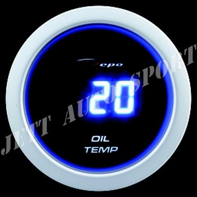 Manomètre de température d'huile Depo Racing Digital Blue